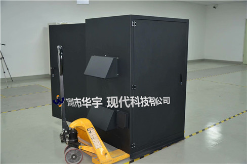 我司21號(hào)發(fā)貨浙江，為浙江某公司提供定制款恒溫恒濕戶(hù)外投影儀安裝柜(圖1)